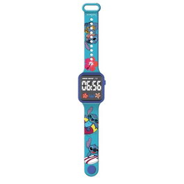 Lexibook Montre digitale LED Stitch avec alarme