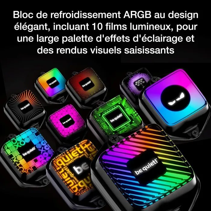 Be Quiet! BW030EU Pure Loop 3 FX Watercooling pour PC - Kit AIO 240 mm avec éclairage RGB et pompe silencieuse Be Quiet! BW030EU Pure Loop 3 FX Watercooling pour PC - Kit AIO 240 mm avec éclairage RGB et pompe silencieuse