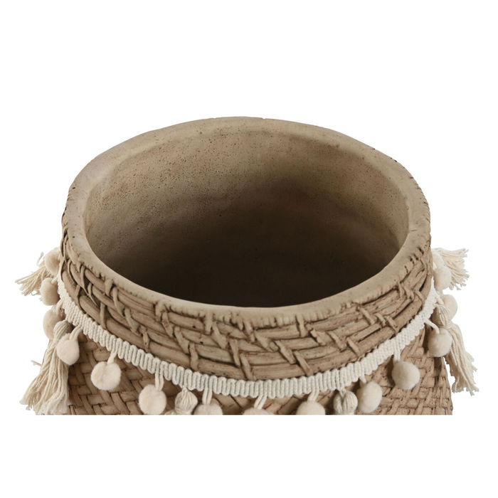 Set de pots de fleurs Home ESPRIT Marron Clair Ciment Tropical 30 x 29 x 25 cm Set de pots de fleurs Home ESPRIT Marron Clair Ciment Tropical 30 x 29 x 25 cm