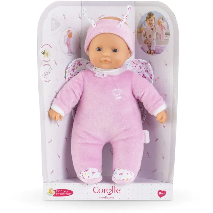 Corolle Mon Doudou Pti' Coeur Papillon 30 cm Senteur Vanille