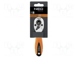 NEO TOOLS Clé à cliquet 1/4'' avec commutateur 105mm