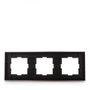 Panasonic Cadre Novella 3 Éléments Horizontal-Verticale Aluminium Eloxal Argent