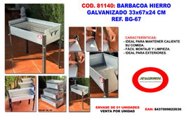 Barbecue en fer galvanisé BG-66