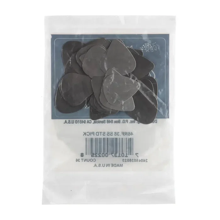 Dunlop Médiators Stainless Steel Standard .038 inch (pack de 36)