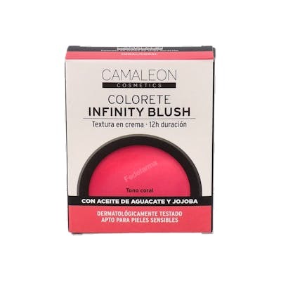 Camaleon Cosmetics Infinity Blush Fard à Joues Crème Corail 3g Camaleon Cosmetics Infinity Blush Fard à Joues Crème Corail 3g