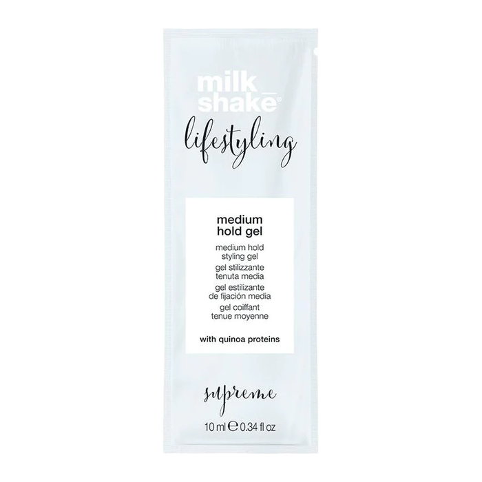Milk Shake Gel Coiffant Lifestyling avec Filtre UV - Tenue moyenne - 10 ml Milk Shake Gel Coiffant Lifestyling avec Filtre UV - Tenue moyenne - 10 ml