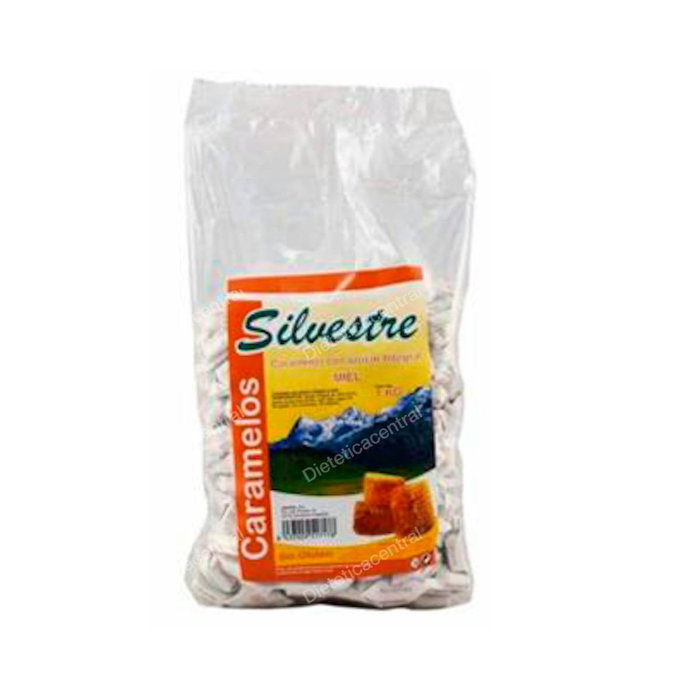 SILVESTRE Caramelos de miel au sucre de canne intégral 1 kg SILVESTRE Caramelos de miel au sucre de canne intégral 1 kg