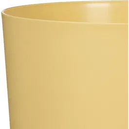 Deroma 236 Pot de fleurs rond 13 litres, diametre 29 cm, jaune, design elegant pour interieur et exterieur