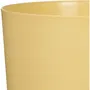 Deroma 236 Pot de fleurs rond 13 litres, diametre 29 cm, jaune, design elegant pour interieur et exterieur