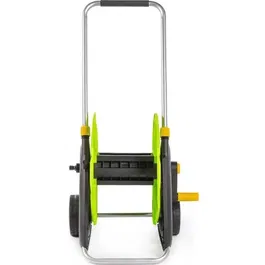 Fieldmann FZH 1160 - Enrouleur de jardin pour tuyau d'arrosage 1/2" 60 m, avec poignée en aluminium, résistant à la rouille, compact