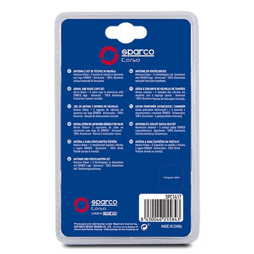 Abc Antenne Sparco Y 5 Valvules en Aluminium CS6
