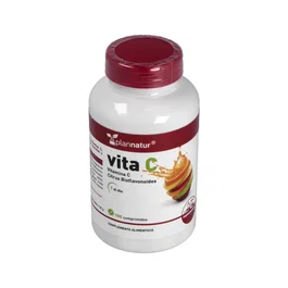 PLANNATUR Vita C 100 Comprimés Masticables Vitamine C avec Bioflavonoides Orange 500 mg - Complément Alimentaire Adultes