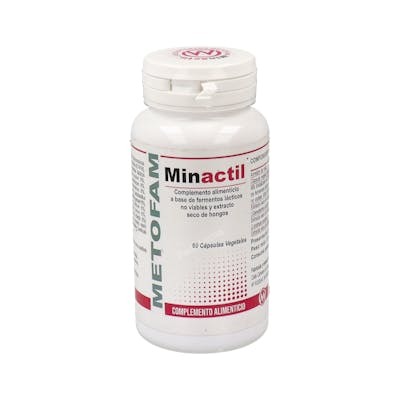 METOFAM Minactil 60 gélules Complément alimentaire Lactobacillus et champignons Reishi Shiitake METOFAM Minactil 60 gélules Complément alimentaire Lactobacillus et champignons Reishi Shiitake