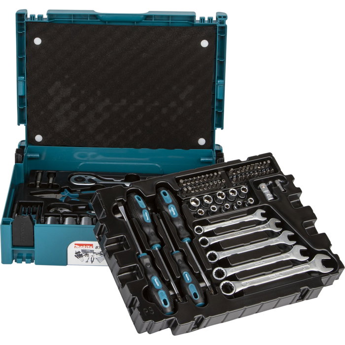 Makita E-11542 Jeu d'outils de mécanicien 87 pcs en MAKPAC Taille 1 Makita E-11542 Jeu d'outils de mécanicien 87 pcs en MAKPAC Taille 1