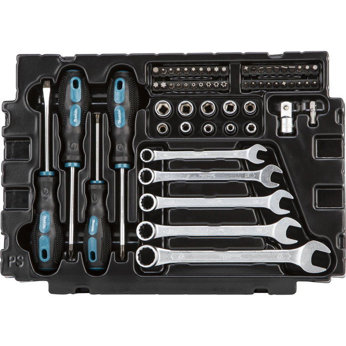 Makita E-11542 Jeu d'outils de mécanicien 87 pcs en MAKPAC Taille 1 Makita E-11542 Jeu d'outils de mécanicien 87 pcs en MAKPAC Taille 1