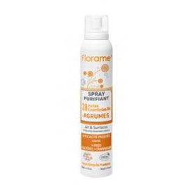 FLORAME Spray Purifiant d'Ambiance Critrico 180 ml - Anti-Bactérien, Anti-Viral, Bio COSMEBIO - Huiles Essentielles d'Agrumes - 99% d'ingrédients Naturels