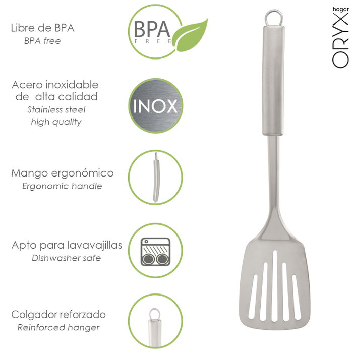 ORYX Rasera de cuisine en acier inoxydable 7,5 x 35,5 cm ORYX Rasera de cuisine en acier inoxydable 7,5 x 35,5 cm