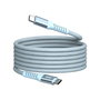 Verbatim Câble Magnétique Sync & Charge USB-C/USB-C 60W 120cm Bleu