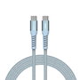 Verbatim Câble Magnétique Sync & Charge USB-C/USB-C 60W 120cm Bleu
