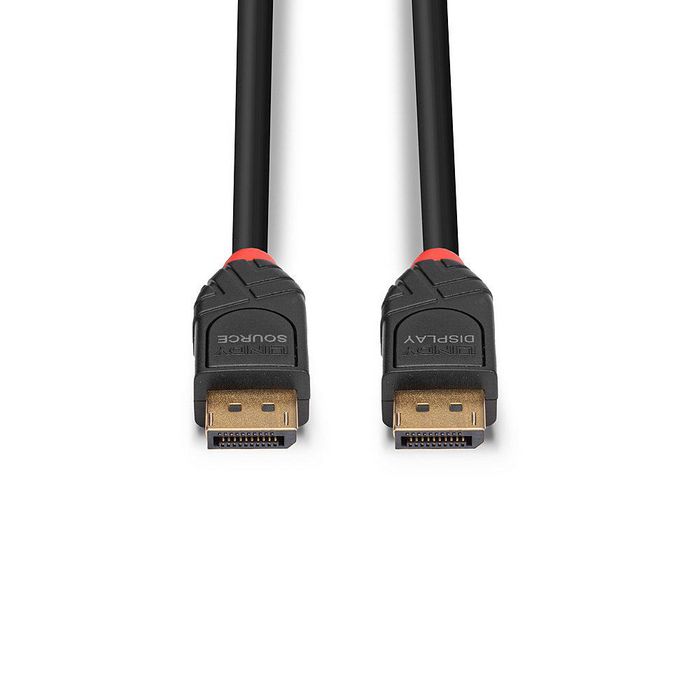 Lindy Câble Actif DisplayPort 1.4, 7.5m, 8K@60Hz / 4K@144Hz, HDR, Haute Qualité pour PC, Moniteurs Gaming et Affichage