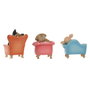 Home ESPRIT Figurine Décorative Multicouleur (3 Unités)