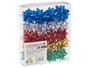 Pincello PVC 40 lazos brillo 6 cm - Assortiment de couleurs (bleu, rouge, vert, argent, jaune) (Set de 12)