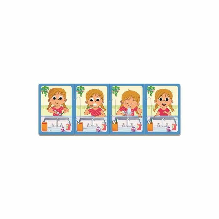 Clementoni J'apprends et je grandis - 16 mini-puzzles éducatifs