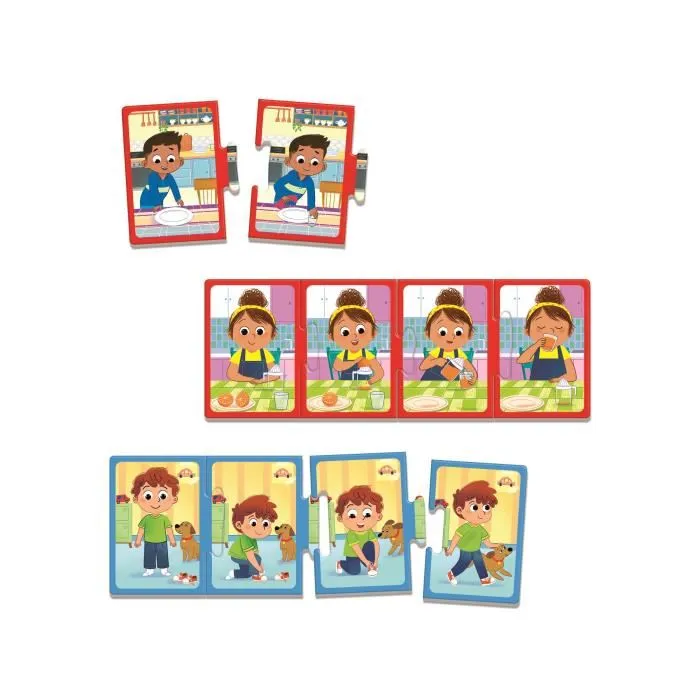 CLEMENTONI J'apprends et je grandis - Jeu éducatif avec 16 mini-puzzles autocorrectifs pour le développement logique et socio-émotionnel - À partir de 3 ans CLEMENTONI J'apprends et je grandis - Jeu éducatif avec 16 mini-puzzles autocorrectifs pour le développement logique et socio-émotionnel - À partir de 3 ans