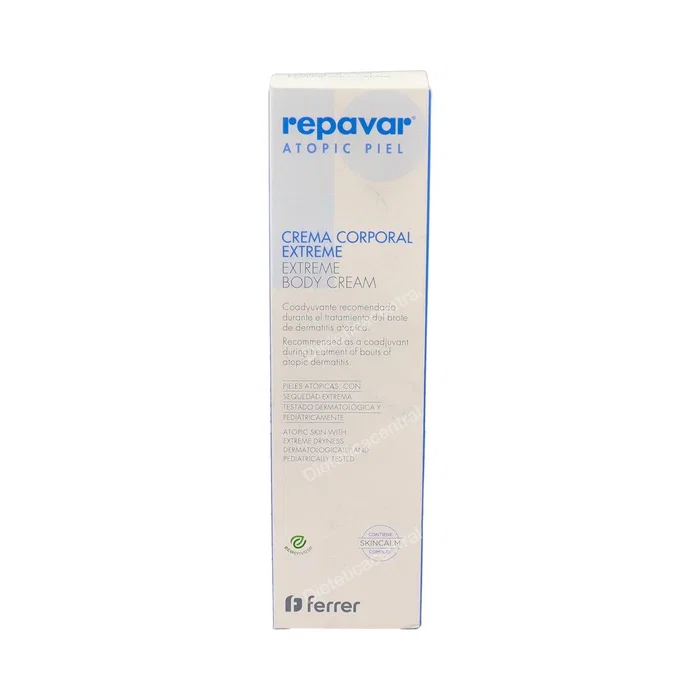 REPAVAR Atopic Piel Extrem Crème Corporelle Intensive pour Peau Extrêmement Sèche et Atopique, Tube de 150 ml REPAVAR Atopic Piel Extrem Crème Corporelle Intensive pour Peau Extrêmement Sèche et Atopique, Tube de 150 ml
