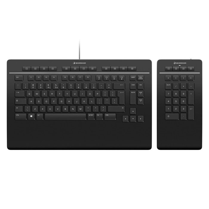 Clavier 3Dconnexion 3DX-700092 Noir Qwerty US
