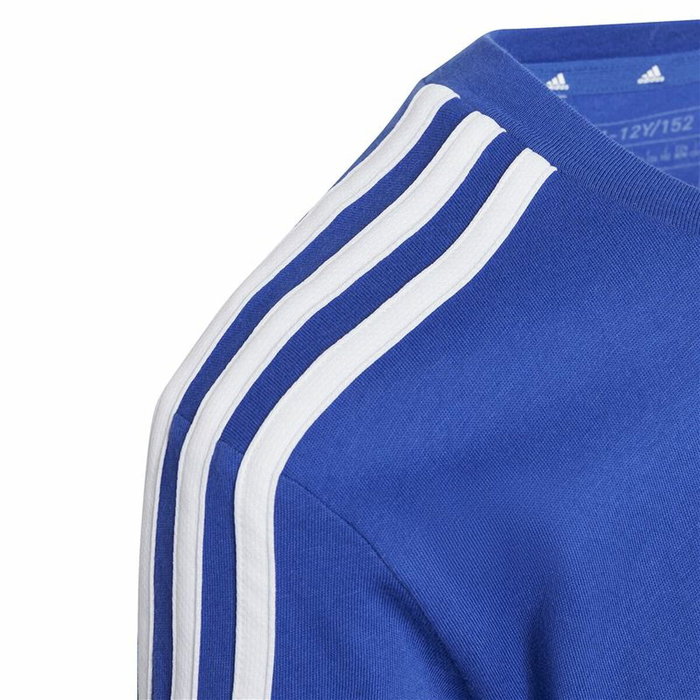 T shirt à manches courtes Enfant Adidas 3S Tib Bleu