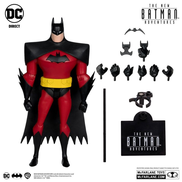 McFarlane Toys The New Batman Adventure DC Multiverse Batman (Silver) Platinum Edition 18 cm