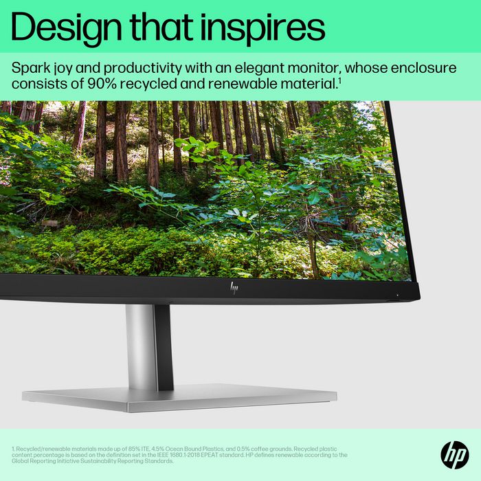 HP Écran E22 G5 21,5" - Moniteur PC Full HD IPS 75 Hz avec réglage ergonomique, HP Eye Ease et connectivité polyvalente