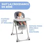 Chicco Polly Easy Pinguin - Chaise haute évolutive pour enfant de 6 mois à 3 ans, convertible en chaise enfant, pratique et confortable