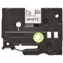Brother TZe-FX221 Ruban Laminé Noir sur Blanc 9 mm x 8 m