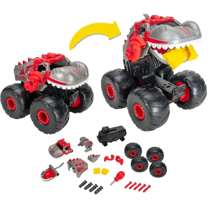 Monster Jam ThunderROARus - Véhicule transformable en dinosaure mécanique