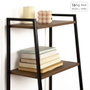 Max Home Étagère Fer Bois MDF 4 Étagères