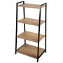 Max Home Étagère Fer Bois MDF 4 Étagères