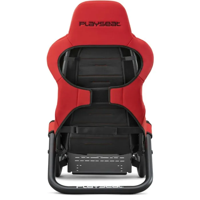 Playseat Trophy - Siège de simulation de course - Rouge - Structure sans cadre - Compatible volants Direct Drive - Matériau respirant ActiFit