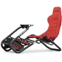 Playseat Trophy - Siège de simulation de course - Rouge - Structure sans cadre - Compatible volants Direct Drive - Matériau respirant ActiFit