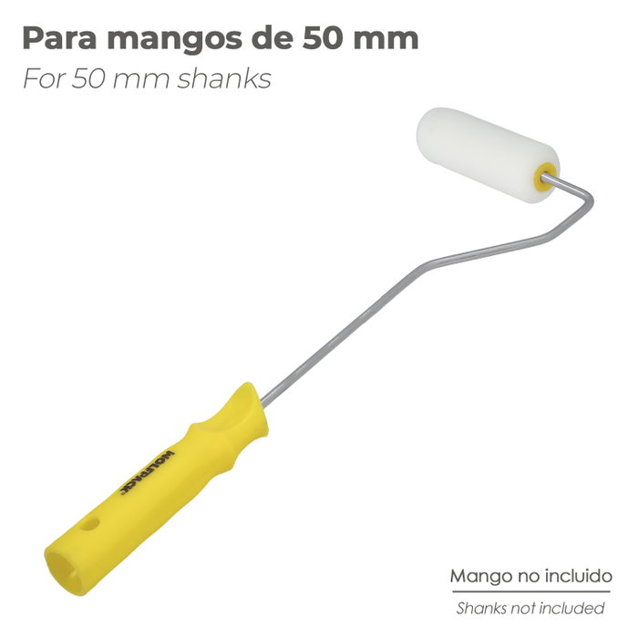 WOLFPACK LINEA PROFESIONAL Lot de 10 recharges de rouleaux en mousse pour émail acrylique 50 mm