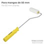 WOLFPACK LINEA PROFESIONAL Lot de 10 recharges de rouleaux en mousse pour émail acrylique 50 mm