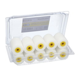 WOLFPACK LINEA PROFESIONAL Lot de 10 recharges de rouleaux en mousse pour émail acrylique 50 mm