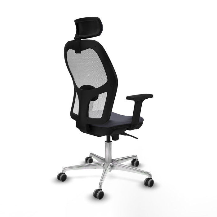 Piqueras y Crespo 2D086G2 Chaise de Bureau avec Appui-tête Gris foncé Piqueras y Crespo 2D086G2 Chaise de Bureau avec Appui-tête Gris foncé