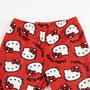 Cerdá - PYJAMA LONGS VELOURS POLYESTER AVEC APPLICATIONS HELLO KITTY - ÂGE 10 ANS - ROSE CLAIR