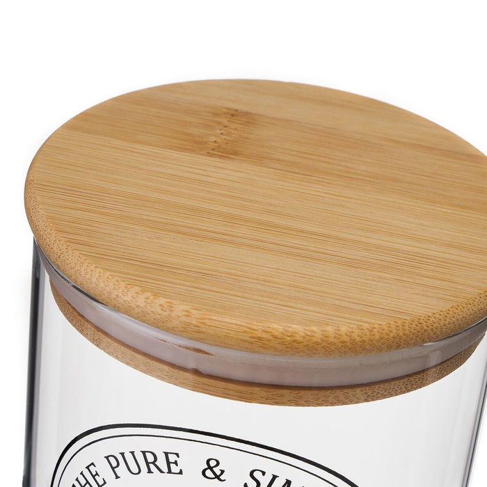 BigBuy Home Boîte Transparent Naturel 700 ml