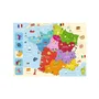 Nathan Jeux Puzzle 250 pièces carte de France - Bleu