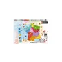 Nathan Jeux Puzzle 250 pièces carte de France - Bleu