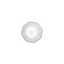 Quid Bol en Verre Trend 25 cL - 12,5x5,5 cm (12 Unités) Verre Transparent, Finition avec Relief, Empilable, Compatible Micro-ondes et Lave-Vaisselle