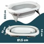 Looping Baignoire pliable gris et blanc - 23x80x49 cm